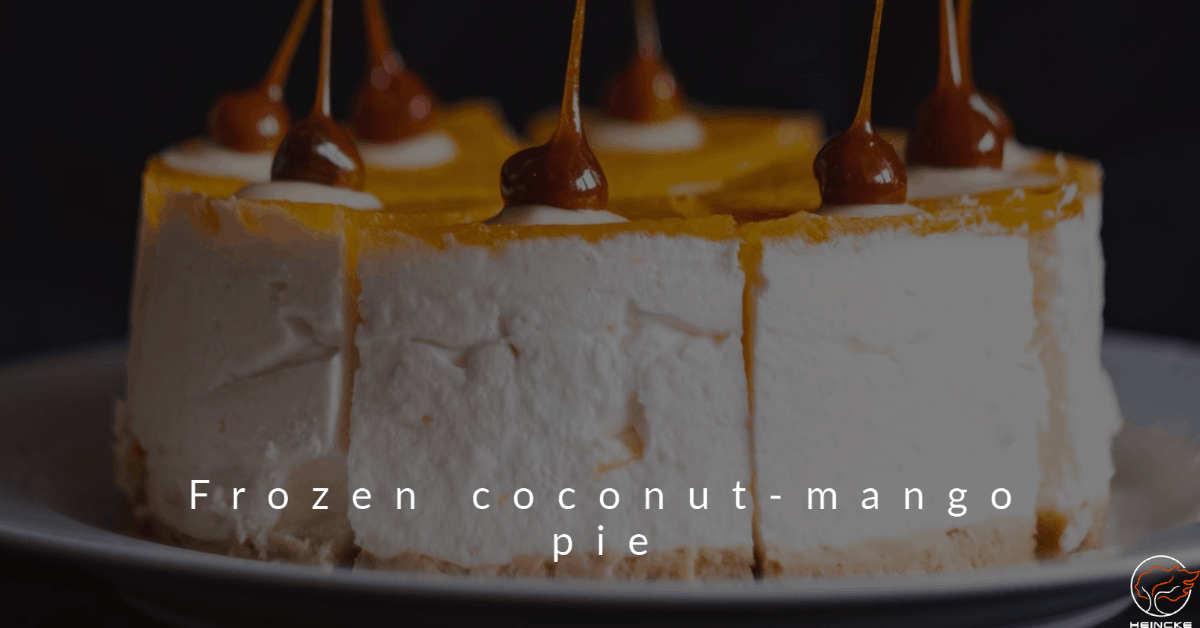 Frozen coconut-mango pie recipe